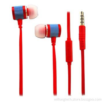 In-ear Earphones with 3.5 Jack, Customized Color